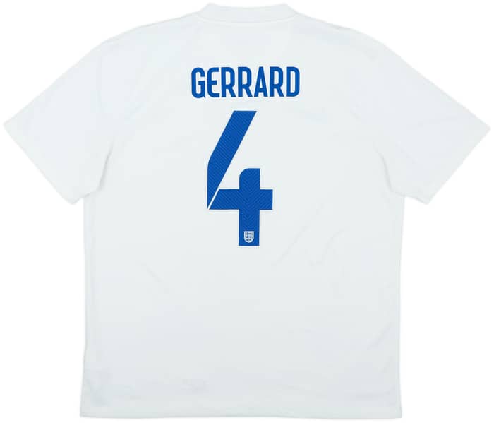 2014-15 England Home Shirt Gerrard #4 - 6/10 - (XL)
