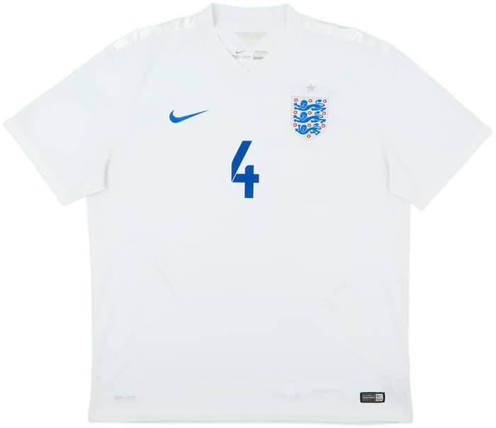 2014-15 England Home Shirt Gerrard #4 - 6/10 - (XL)