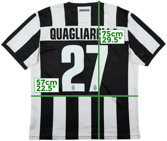 2012-13 Juventus Home Shirt Quagliarella #27 - 5/10 - (XL)