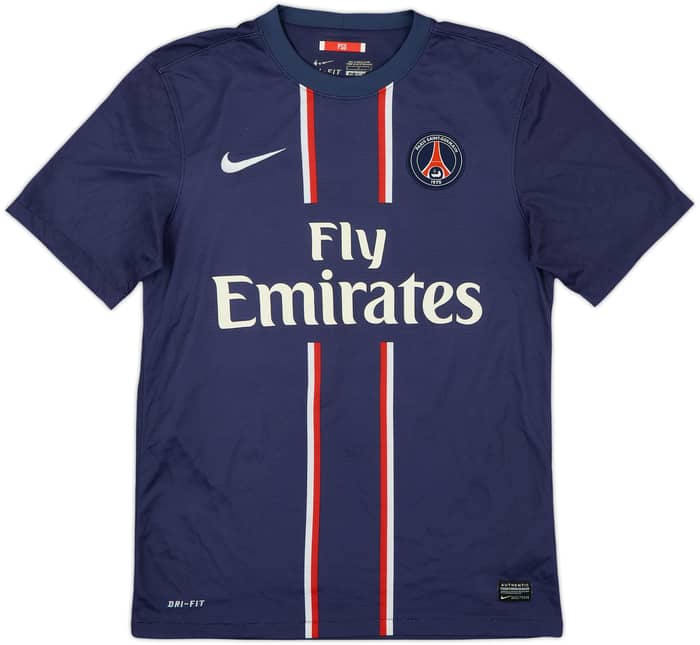 2012-13 Paris Saint-Germain Home Shirt Beckham #32 - 7/10 - (S)