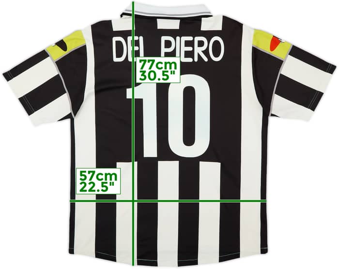 2000-01 Juventus Ciaoweb Home Shirt Del Piero #10 - 6/10 - (L)