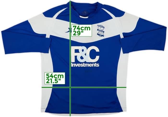 2010-11 Birmingham Home L/S Shirt - 5/10 - (XL)