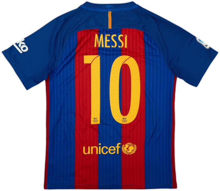 2016-17 Barcelona Home Shirt Messi #10 - 6/10 - (S)