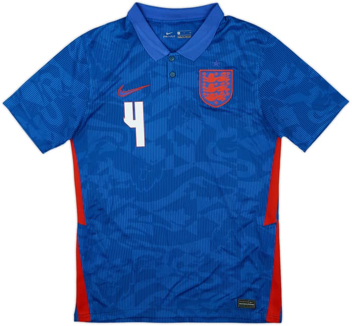 2020-21 England Away Shirt Rice #4 - 8/10 - (S)