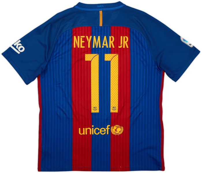 2016-17 Barcelona Home Shirt Neymar Jr #11 - 6/10 - (L)