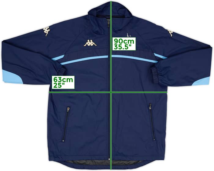 2002-03 Tottenham Kappa Track Jacket - 8/10 - (XL)