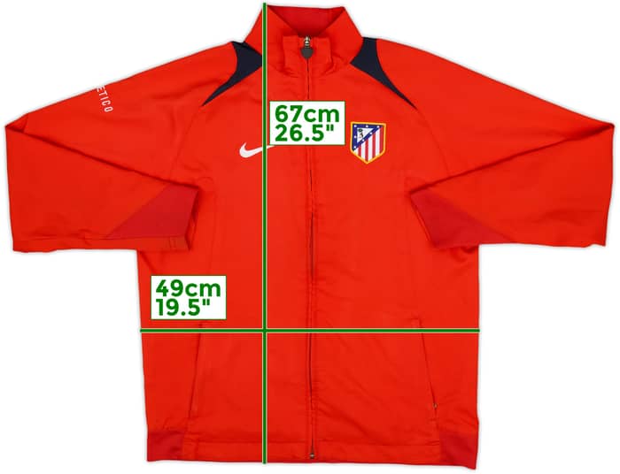 2005-06 Atletico Madrid Nike Track Jacket - 7/10 - (L.Boys)