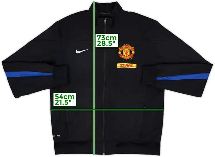 2013-14 Manchester United Nike Track Jacket - 8/10 - (M)