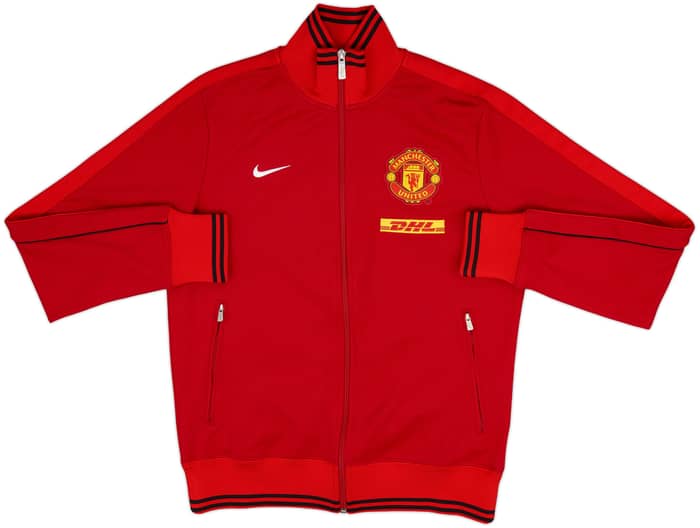 2013-14 Manchester United Nike Track Jacket - 10/10 - (M)