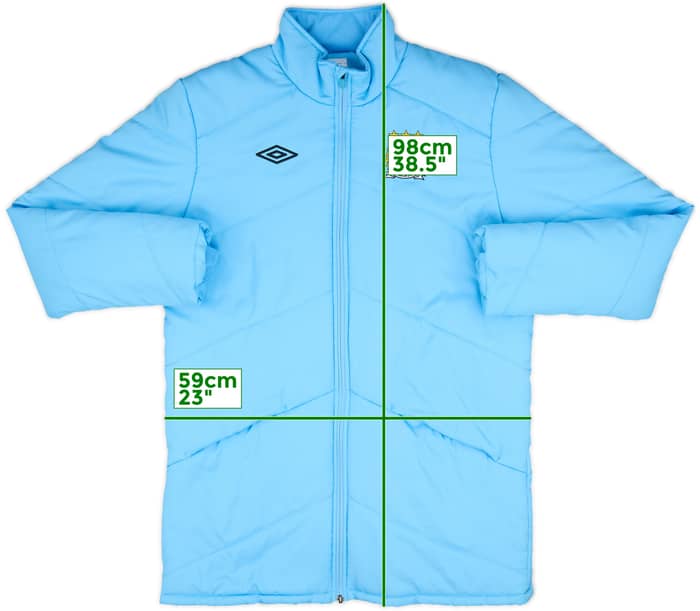 2012-13 Manchester City Umbro Padded Bench Coat - 10/10 - (L)