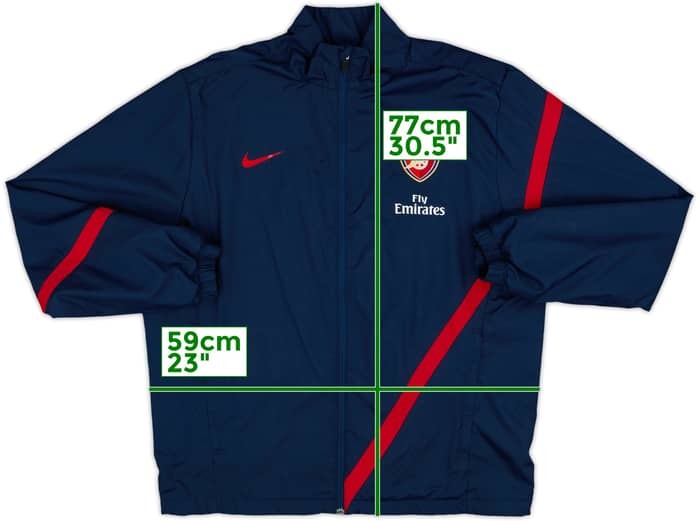 2012-13 Arsenal Nike Track Jacket - 9/10 - (L)