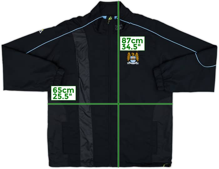 2007-09 Manchester City Le Coq Sportif Track Jacket - 6/10 - (XL)