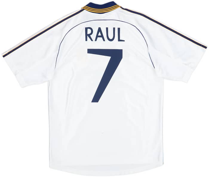 1998-00 Real Madrid Home Shirt Raul #7 - 6/10 - (M)