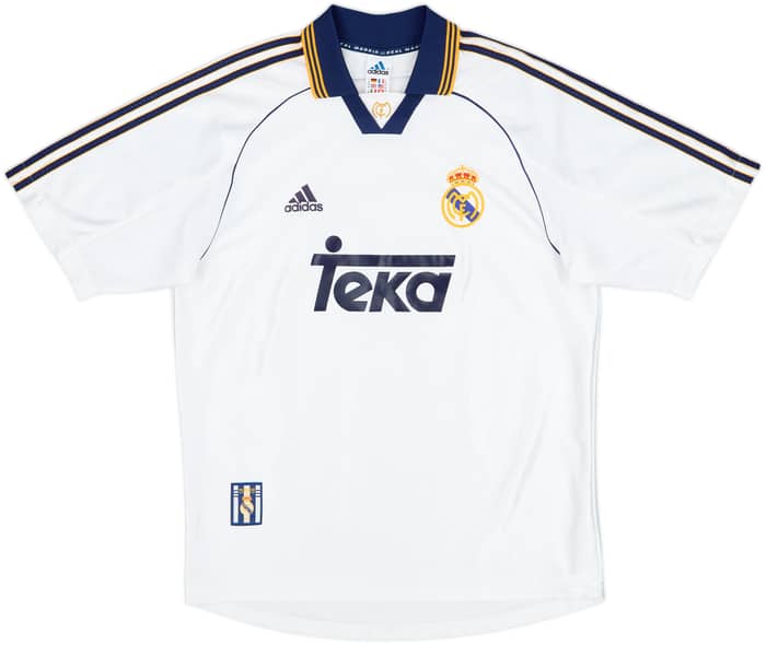 1998-00 Real Madrid Home Shirt Raul #7 - 6/10 - (M)