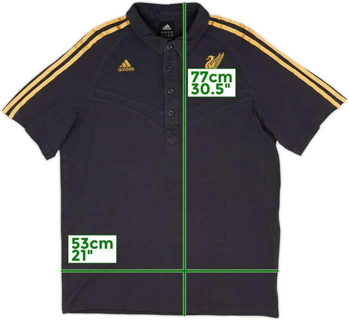 2009-10 Liverpool adidas Polo Shirt - 8/10 - (XL)