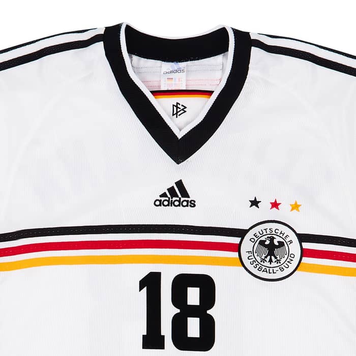 1998-00 Germany Home Shirt Klinsmann #18 - 9/10