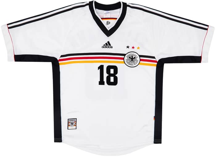 1998-00 Germany Home Shirt Klinsmann #18 - 9/10