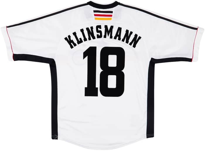 1998-00 Germany Home Shirt Klinsmann #18 - 9/10
