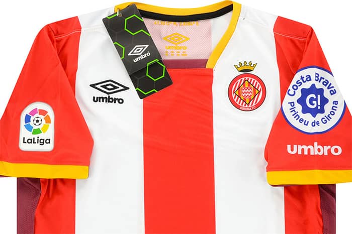 2017-18 Girona Home Shirt (M.Kids)