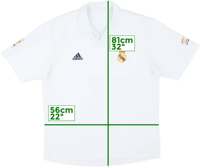 2001 Real Madrid Home Shirt - 3/10 - (XL)
