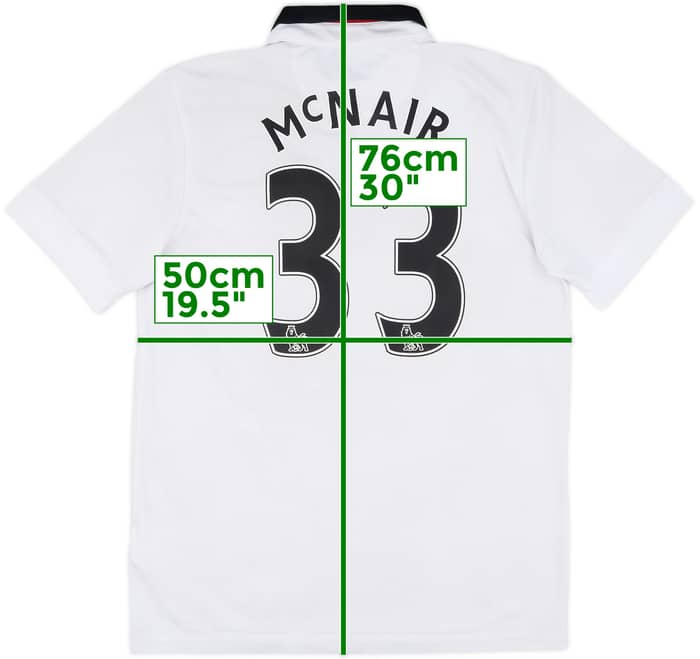 2014-15 Manchester United Away Shirt McNair #33 - 4/10 - (M)