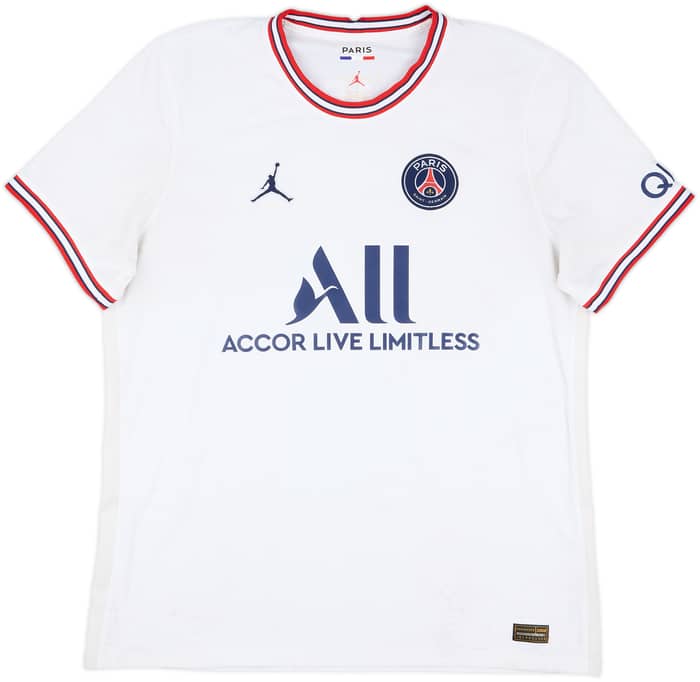 2021-22 Paris Saint-Germain Authentic Fourth Shirt Mbappe #7 - 6/10 - (XL)
