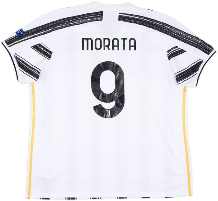 2020-21 Juventus Home Shirt Morata #9 - 6/10 - (3XL)