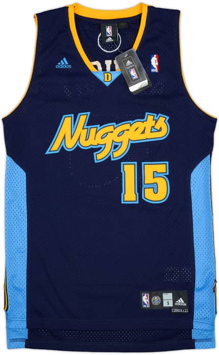 2006-10 Denver Nuggets Anthony #15 adidas Swingman Alternate Jersey (S)