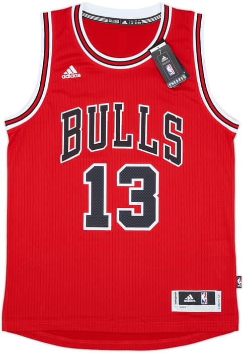 2014-16 Chicago Bulls Noah #13 adidas Swingman Away Jersey (M)
