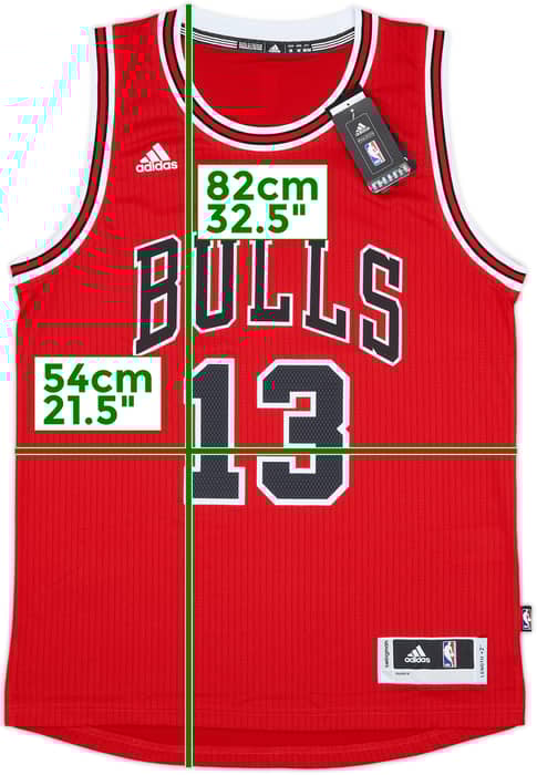 2014-16 Chicago Bulls Noah #13 adidas Swingman Away Jersey (M)