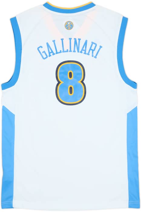 2011-14 Denver Nuggets Gallinari #8 adidas Home Jersey (M)