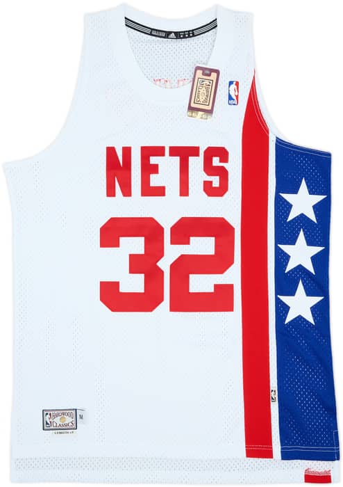 1974-75 New York Nets Erving #32 adidas Hardwood Classics Swingman Home Jersey (M)