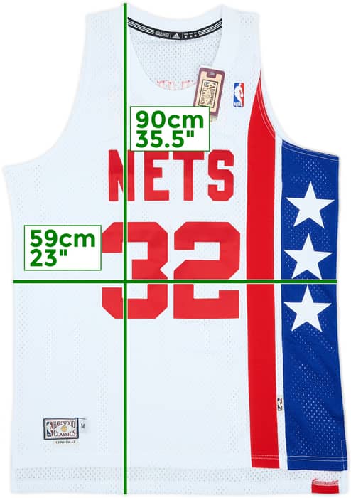 1974-75 New York Nets Erving #32 adidas Hardwood Classics Swingman Home Jersey (M)