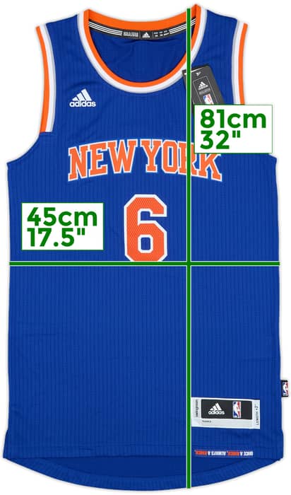 2015-16 New York Knicks Porzingis #6 adidas Swingman Away Jersey (XXS)