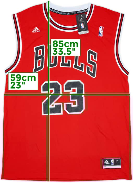 2010-14 Chicago Bulls Jordan #23 adidas Away Jersey (L)