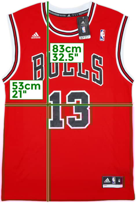 2010-14 Chicago Bulls Noah #13 adidas Away Jersey (M)