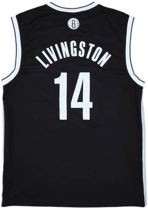 2013-14 Brooklyn Nets Livingston #14 adidas Away Jersey (L)