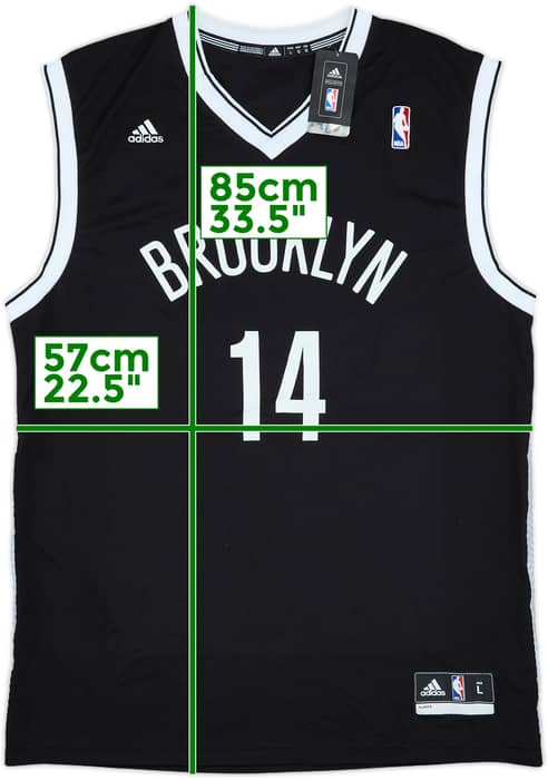 2013-14 Brooklyn Nets Livingston #14 adidas Away Jersey (L)