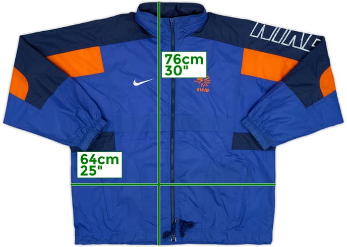 1997-98 Netherlands Nike Hooded Rain Jacket - 6/10 - (M)