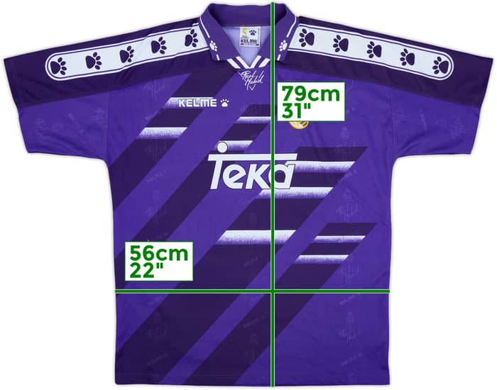 1994-96 Real Madrid Away Shirt - 5/10 - (XL)