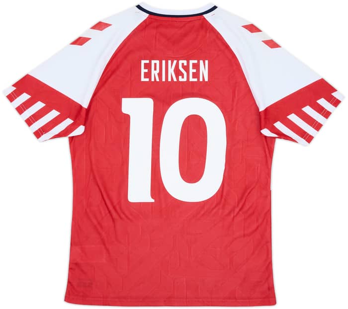 2023-24 Denmark Home Shirt Eriksen #10 - 7/10 - (M)