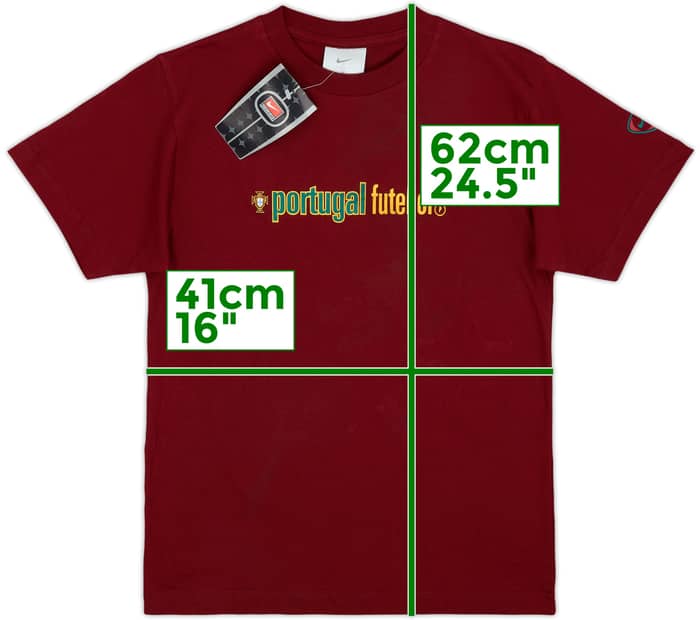 2000-01 Portugal Nike Tee (M.Boys)