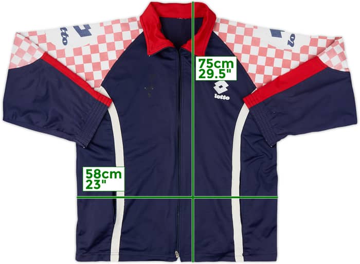 1996-98 Croatia Lotto Track Jacket - 3/10 - (XL)
