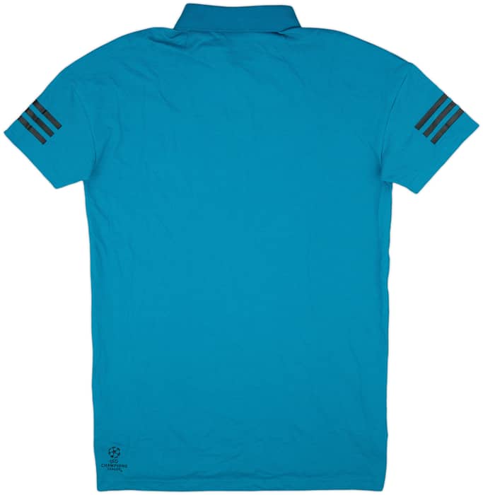 2017-18 Real Madrid adidas Player Issue Polo Shirt #10 (M)