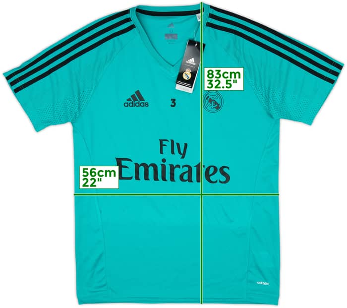 2017-18 Real Madrid adidas Player Issue Training Shirt #3 (M)