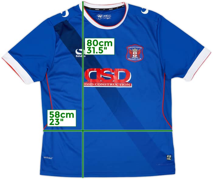 2016-17 Carlisle United Home Shirt - 5/10 - (XL)
