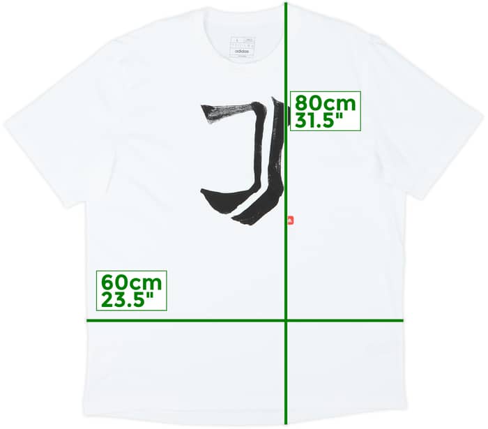 2022-23 Juventus adidas Cotton Tee - 10/10 - (L)