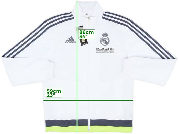 2015-16 Real Madrid adidas Track Jacket (S)