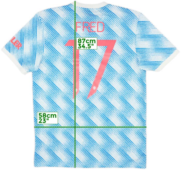 2021-22 Manchester United Away Shirt Fred #17 - 10/10 - (M)