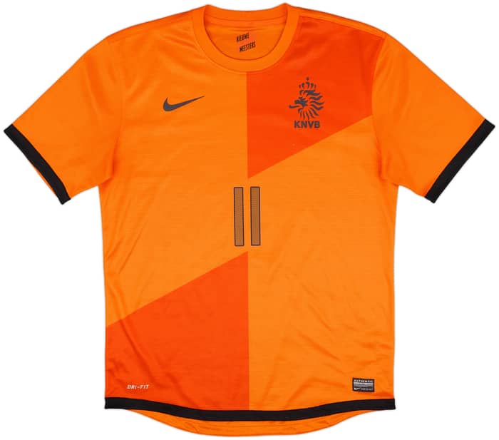 2012-13 Netherlands Home Shirt Robben #11 - 5/10 - (M)